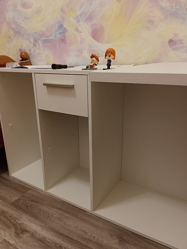 Письменный стол Лайт 03.245F белый гладкий 101 фото покупателя 29