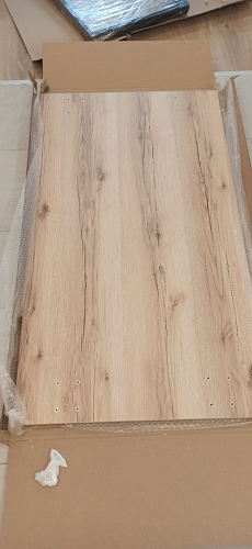 Деревянный стол Лота Лофт 140х80 дуб крафт табачный / черный матовый фото покупателя 462