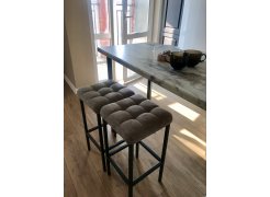 Барный стул Лофт кож.зам. черный / черный матовый фото покупателя 270