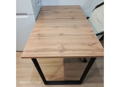 Деревянный стол Лота Лофт 120(160)х75 черный матовый / бетон светлый фото покупателя 733