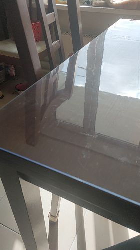 Стол Лота Лофт 140 25 мм черный матовый / бетон фото покупателя 171