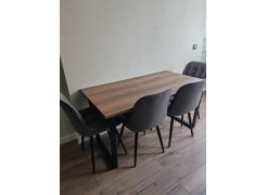 Стол Лота Лофт 120 25 мм сабия / черный матовый фото покупателя 444