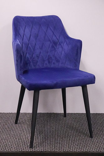 Стул на металлокаркасе Velen light gray / black из шоурума 7