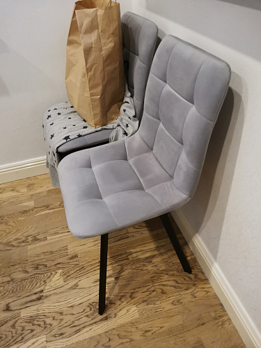 Комплект стульев Чилли 2 шт бежевый / черный фото покупателя 1367