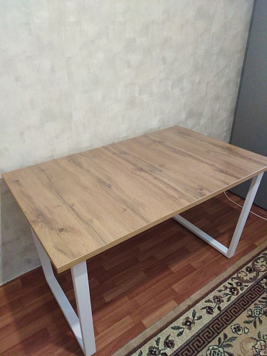 Стол раскладной Лота Лофт 120 25 мм юта / черный матовый фото покупателя 40