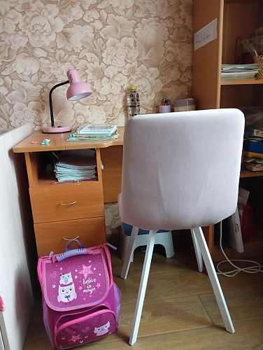 Стул на металлокаркасе Чилли светло-серый / белый каркас фото покупателя 634