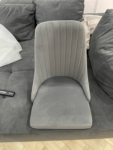 Стул на металлокаркасе Kora gray / black фото покупателя 427