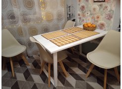 Стол Лота Лофт 140 25 мм черный матовый / бетон фото покупателя 243