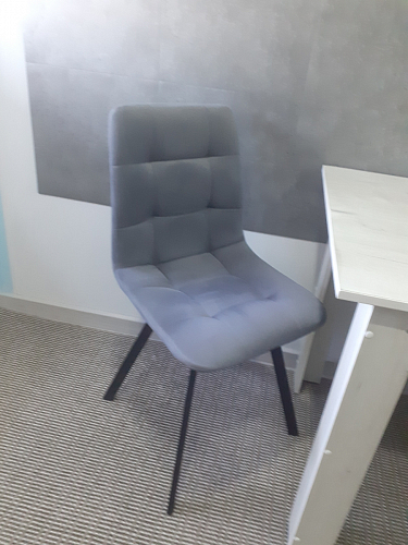 Стул на металлокаркасе Чилли бирюзовый / черный фото покупателя 1021