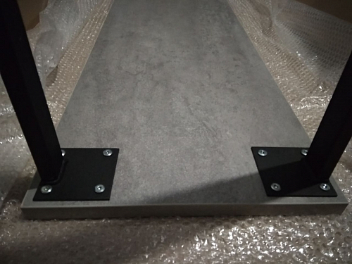 Барная стойка Дилан Лофт 120х40х90 бетон светлый фото покупателя 42