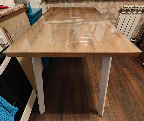 Стол Тринити Лофт 120 25 мм черный матовый / юта фото покупателя 74