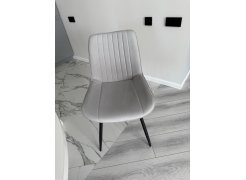 Стул на металлокаркасе Седа К крутящийся светло-серый  / белый фото покупателя 202