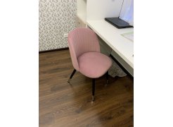 Стул на металлокаркасе Gabi 1 бежевый / черный с серебряными наконечниками фото покупателя 122