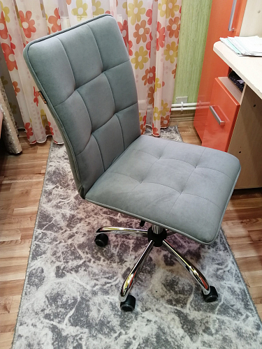 Компьютерное кресло One/Ван флок бежевый 7 фото покупателя 67