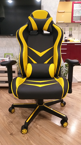 Компьютерное кресло Racer черный / красный / бежевый фото покупателя 21