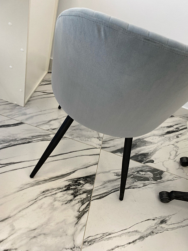 Стул на металлокаркасе Gabi green / black / silver фото покупателя 205