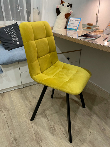 Стул на металлокаркасе Чилли бирюзовый / белый фото покупателя 1393