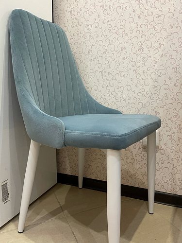 Стул на металлокаркасе Kora dark gray / black фото покупателя 56