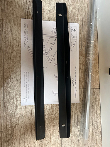 Компьютерный стол Маркос 140х80 тауп / черный фото покупателя 49