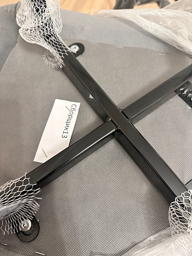 Стул на металлокаркасе Чилли К кирпичный / черный фото покупателя 502