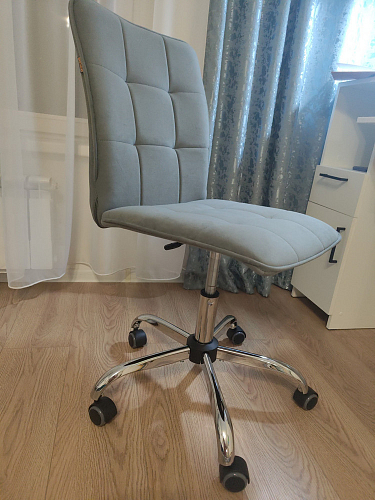 Компьютерное кресло One/Ван флок серый 29 фото покупателя 79