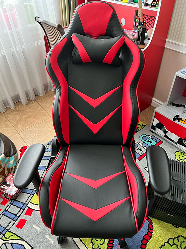 Компьютерное кресло Racer черное / оранжевое фото покупателя 128