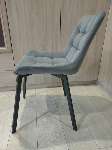 Стул на металлокаркасе Челси К бирюзовый / черный фото покупателя 212