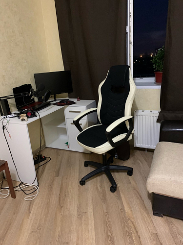 Компьютерное кресло Gamer черное / бежевое фото покупателя 11