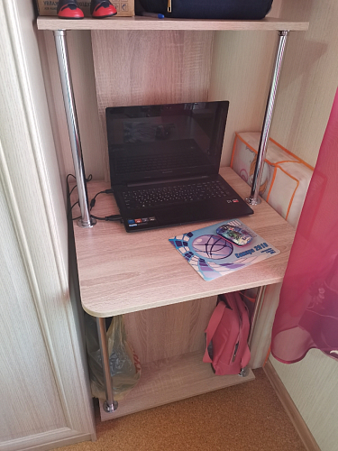 Компьютерный стол КСТ-12 белый  - Уцененный экземпляр фото покупателя 58