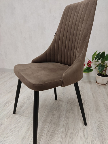 Стул на металлокаркасе Нараян velutto 23 / черный фото покупателя 10