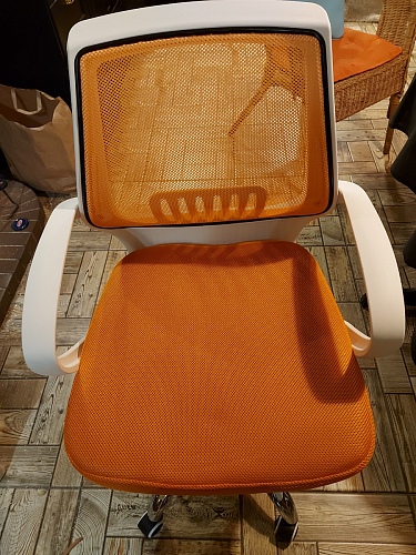 Компьютерное кресло Ergoplus белое / серое фото покупателя 47