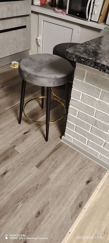 Барный стул Plato black fabric фото покупателя 21