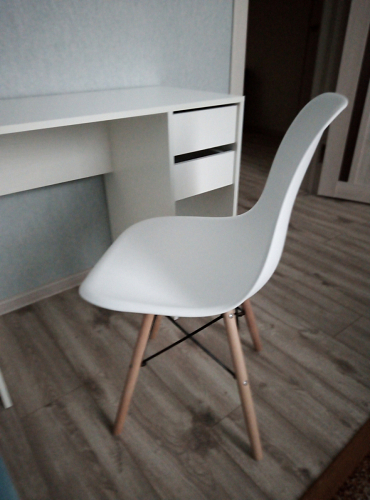 Пластиковый стул Eames PC-015 желтый фото покупателя 171