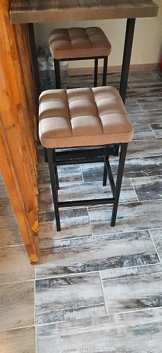 Полубарный стул Лофт мадера 20 / белый матовый фото покупателя 193