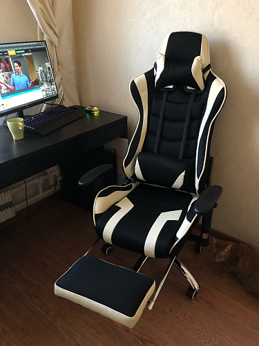 Компьютерное кресло Kano 1 cream / black фото покупателя 38