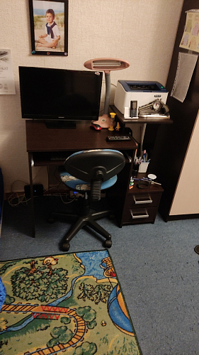 Компьютерный стол Джаз-24 левый венге фото покупателя 74