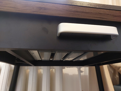 Стол Вики 90х60х77 делано / черный фото покупателя 5