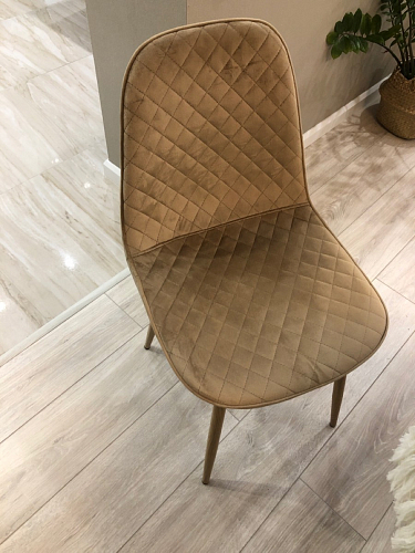 Стул на металлокаркасе Capri голубой фото покупателя 94