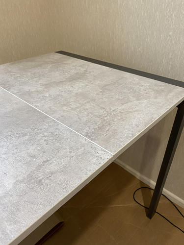 Стол Центавр бетон / графит фото покупателя 85