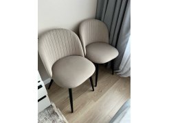 Стул на металлокаркасе Gabi blue / black фото покупателя 34