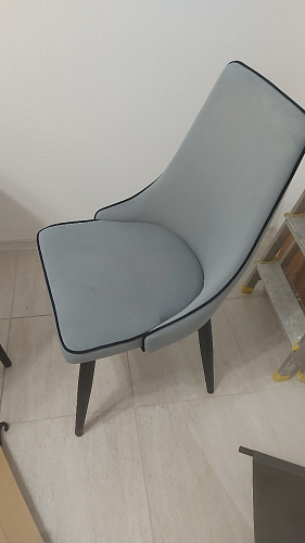 Стул на металлокаркасе Kora green / black фото покупателя 27