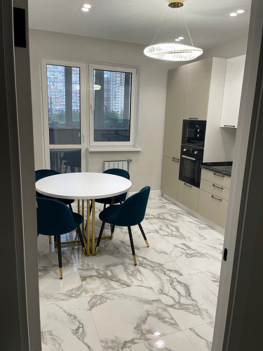 Стул на металлокаркасе Gabi latte / gold / black фото покупателя 141