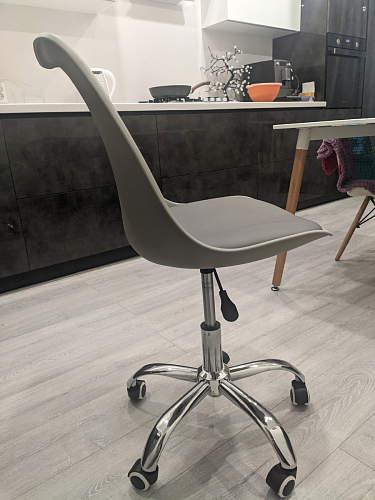 Компьютерное кресло Kolin cappuccino / chrome фото покупателя 126