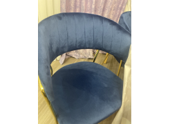 Стул на металлокаркасе Kamelia темно-серый / золотой фото покупателя 68