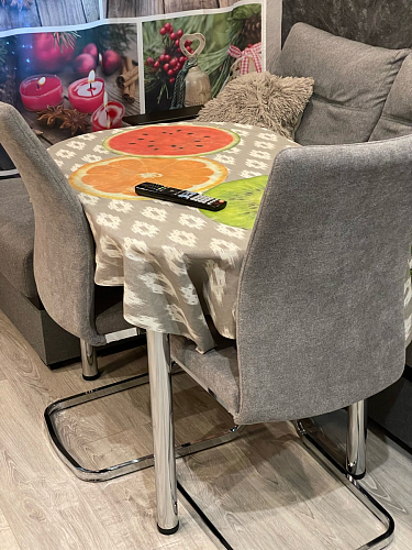 Стул Basit light grey fabric фото покупателя 34