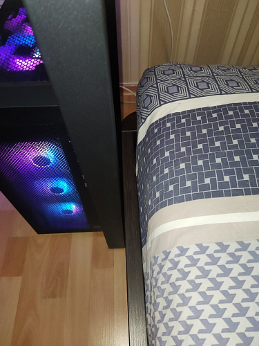 Деревянный стол Лота Лофт 140х80 черный матовый / бетон светлый фото покупателя 670