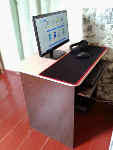 Компьютерный стол КСТ-21.1 венге фото покупателя 13