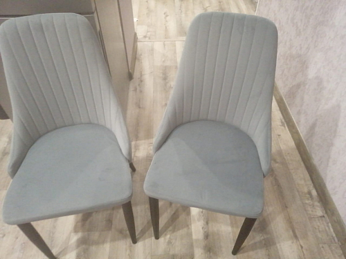 Стул на металлокаркасе Kora light blue / white фото покупателя 282