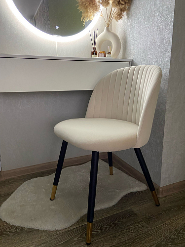 Стул на металлокаркасе Gabi 1 light purple / black фото покупателя 881