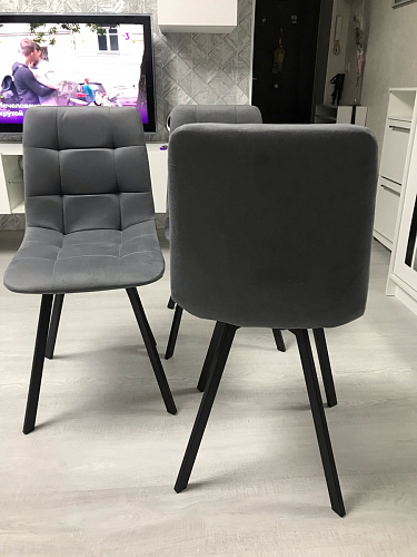 Стул на металлокаркасе Чилли бежевый / белый каркас фото покупателя 763